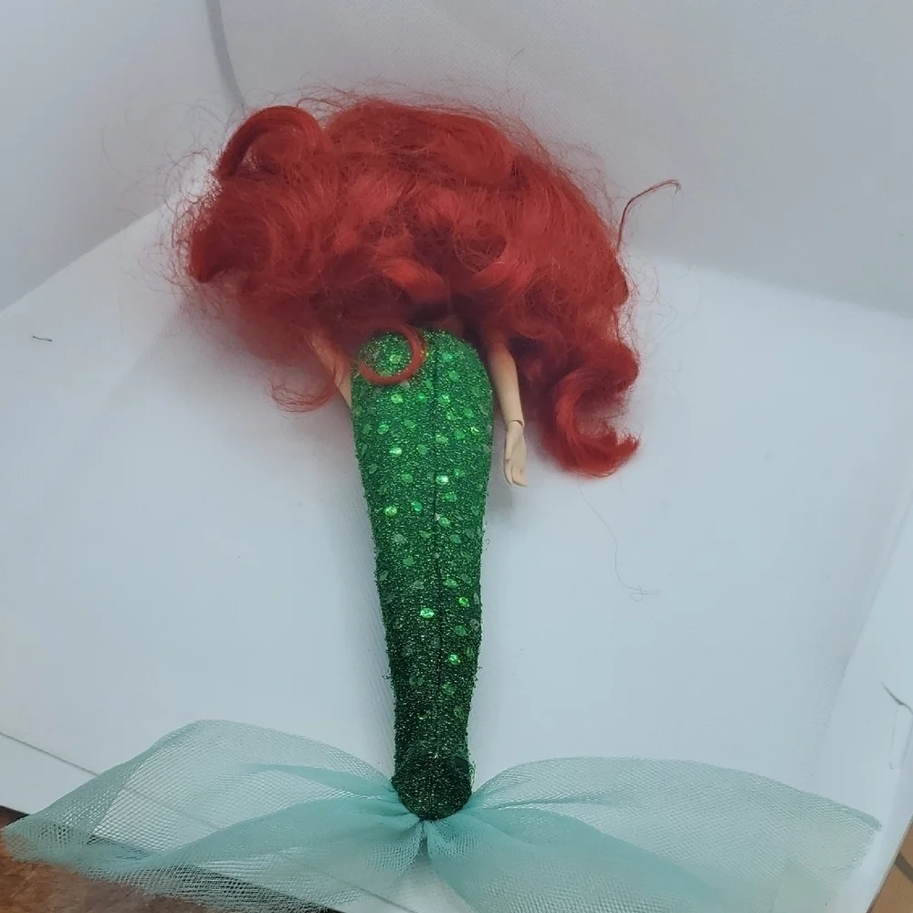 Disney Ariel Doll with Red Hair and Green Tail